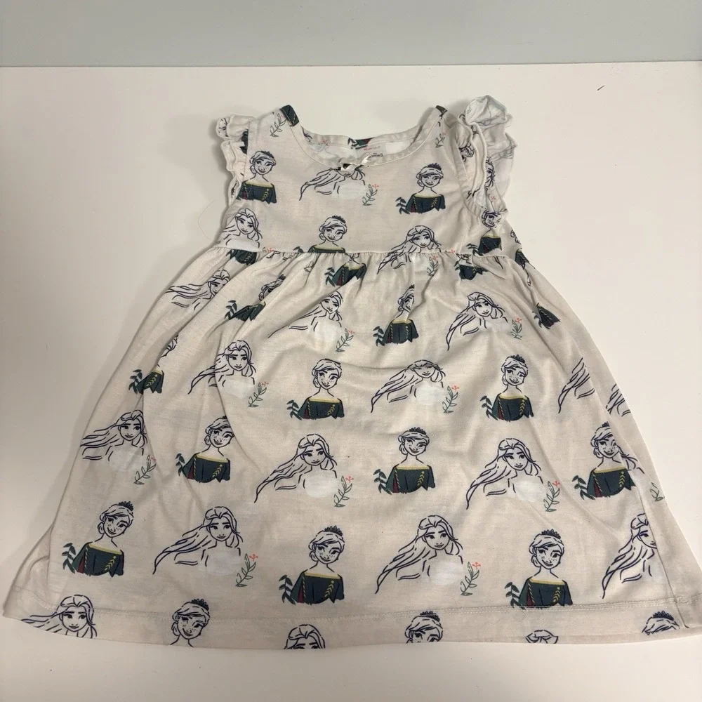 Hannah Andersson x Disney Frozen 2 Nightgown Girls Size 90cm 3T